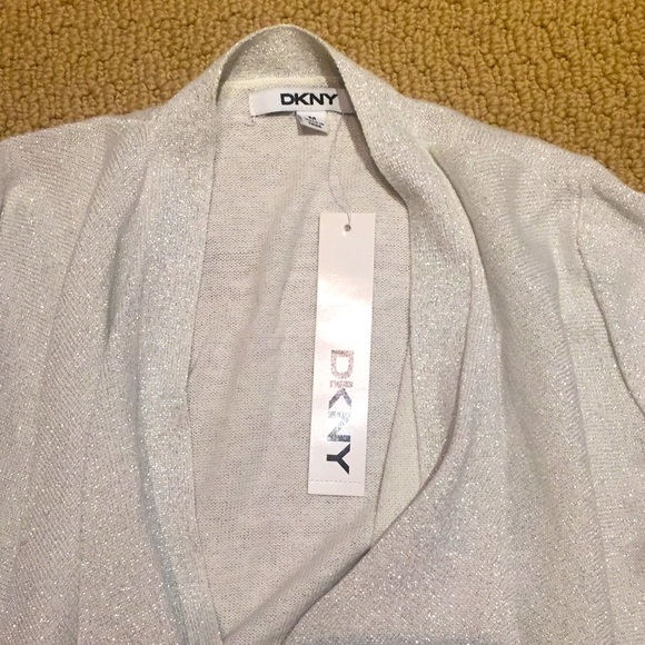 Dkny sweater sparkly silver - Picture 2 of 3